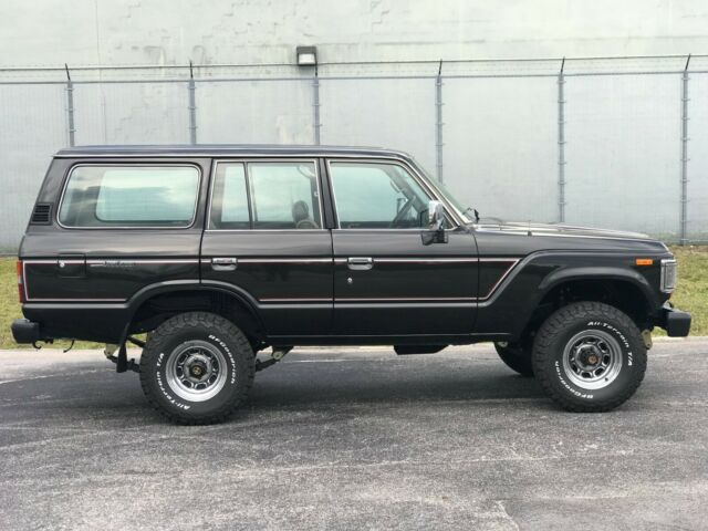 1988 Black Toyota Land Cruiser Wagon