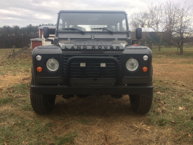 1988 Gray Land Rover Defender Crew Cab Pickup