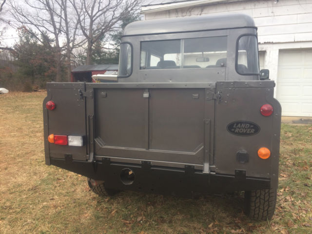 1988 Gray Land Rover Defender Crew Cab Pickup