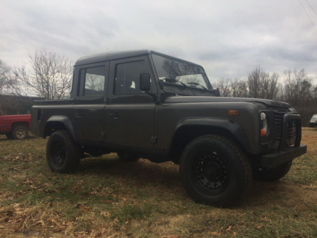 1988 Gray Land Rover Defender Crew Cab Pickup