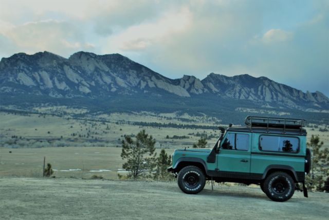 1988 Green Land Rover Defender SUV