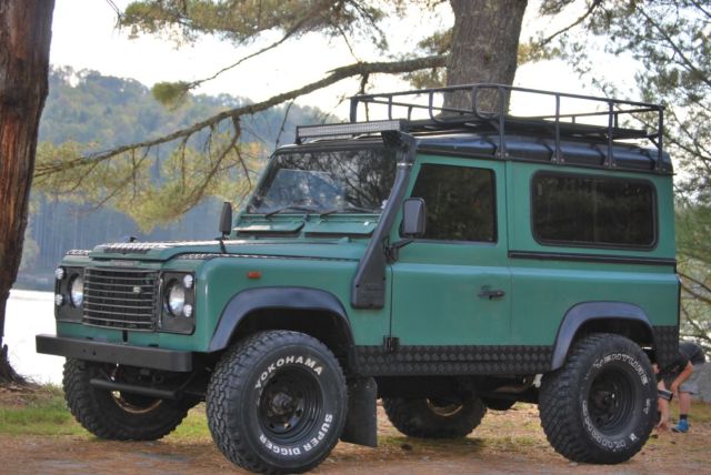 1988 Green Land Rover Defender SUV