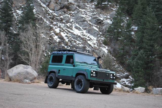 1988 Green Land Rover Defender SUV