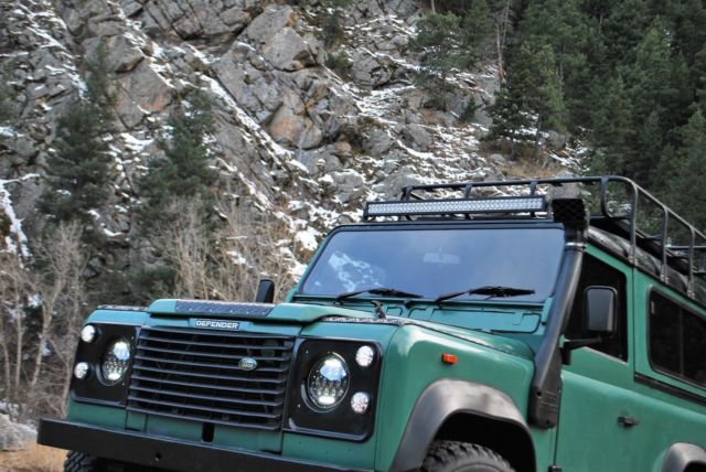 1988 Green Land Rover Defender SUV