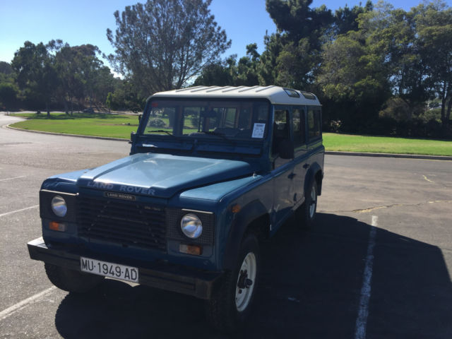 1988 Red Land Rover Defender SUV