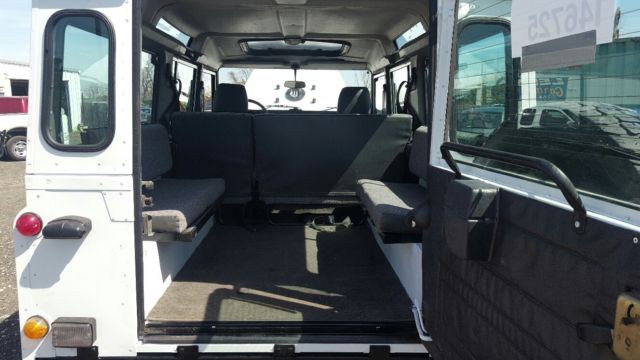 1988 White Land Rover Defender SUV