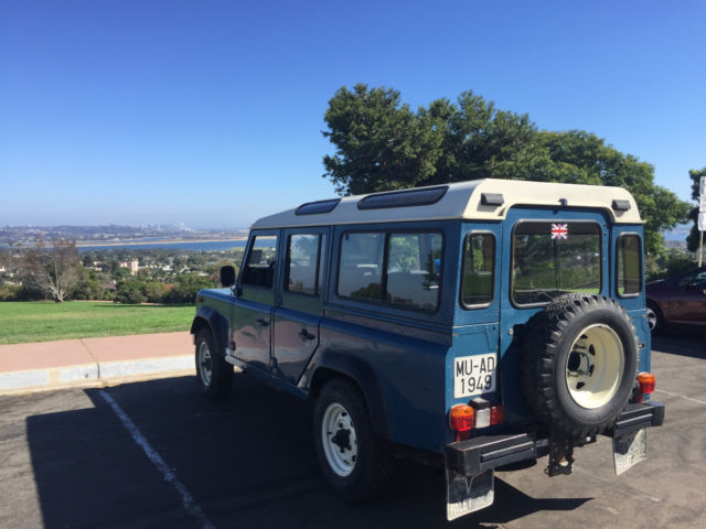 1988 Red Land Rover Defender SUV