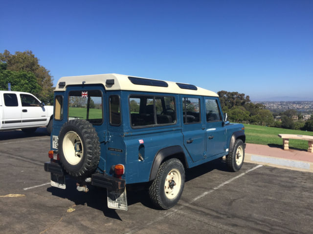 1988 Red Land Rover Defender SUV
