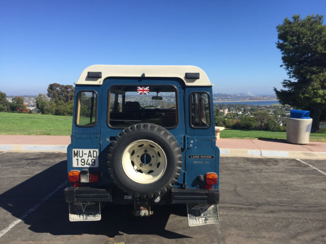 1988 Red Land Rover Defender SUV
