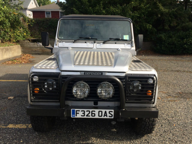 1988 Silver Land Rover Defender SUV