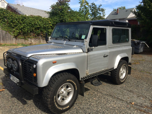 1988 Silver Land Rover Defender SUV