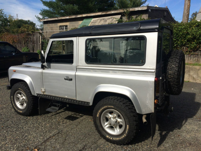 1988 Silver Land Rover Defender SUV