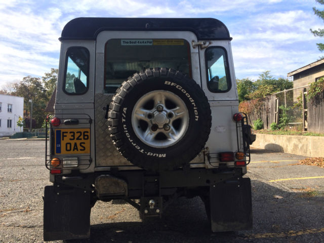 1988 Silver Land Rover Defender SUV
