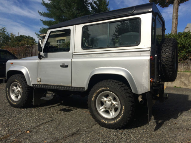 1988 Silver Land Rover Defender SUV