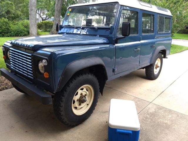 1988 Blue Land Rover Defender SUV