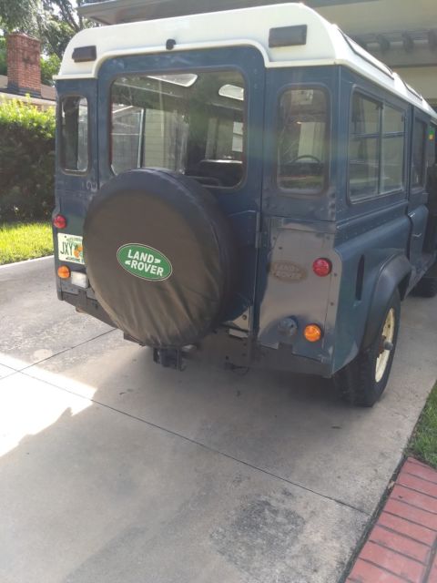 1988 Blue Land Rover Defender SUV