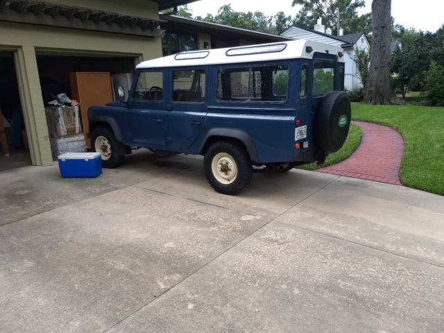 1988 Blue Land Rover Defender SUV