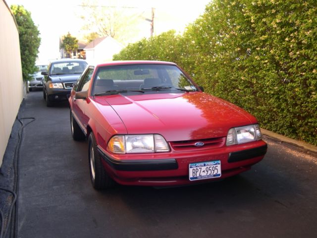 1988 RED Ford Mustang Coupe