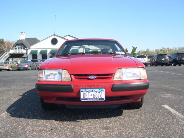 1988 RED Ford Mustang Coupe
