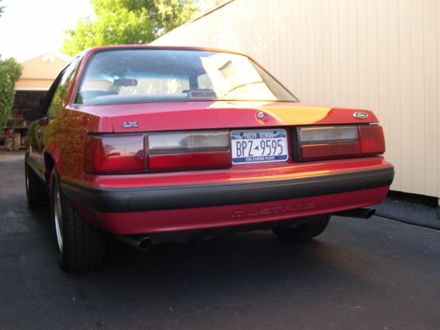 1988 RED Ford Mustang Coupe