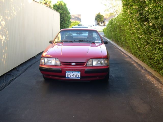 1988 RED Ford Mustang Coupe