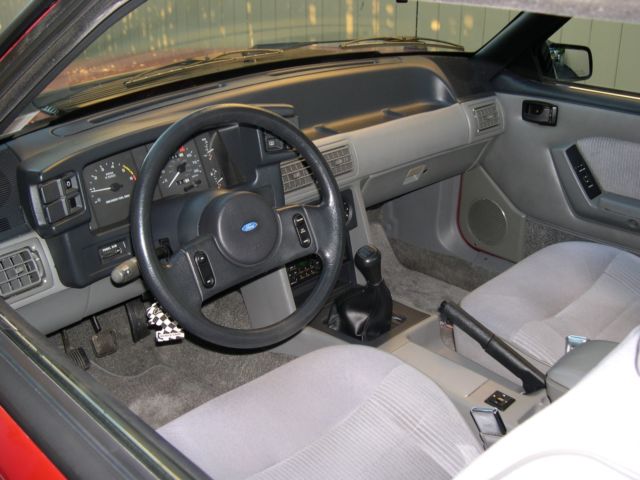 1988 RED Ford Mustang Coupe