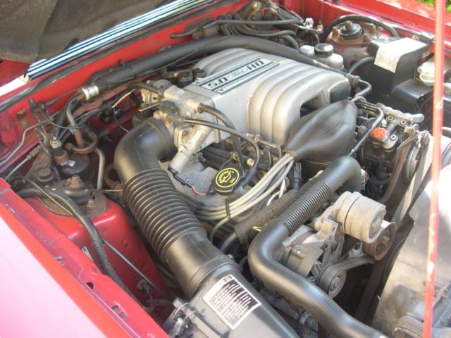 1988 RED Ford Mustang Coupe