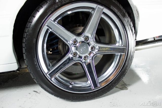 1988 White Ford Mustang Hatchback