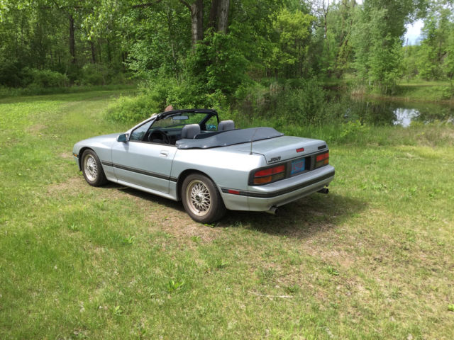 1988 Blue Mazda RX-7 Convertible