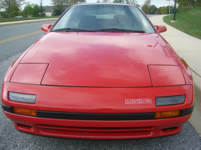 1988 Red Mazda RX-7 Convertible