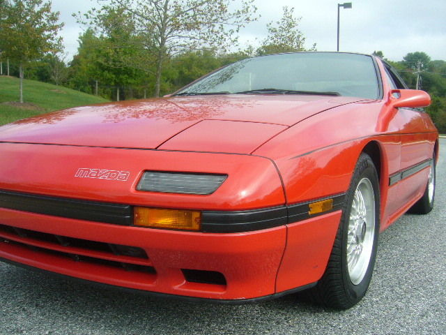 1988 Red Mazda RX-7 Convertible