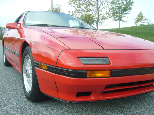 1988 Red Mazda RX-7 Convertible