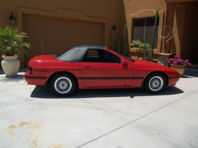 1988 Red Mazda RX-7 Coupe