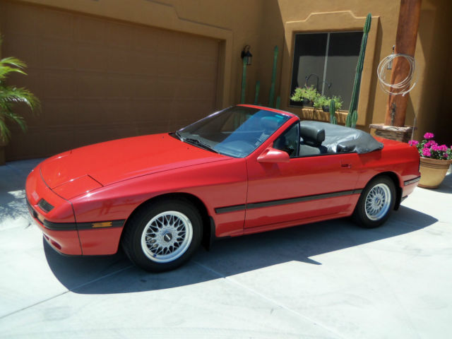 1988 Red Mazda RX-7 Coupe