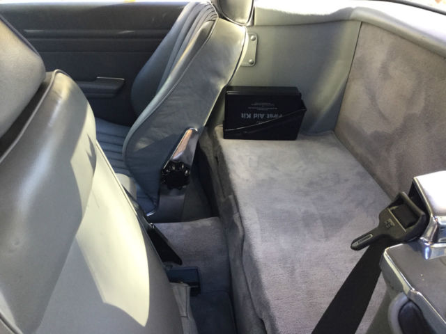 1988 Silver Blue Mercedes-Benz SL-Class Convertible