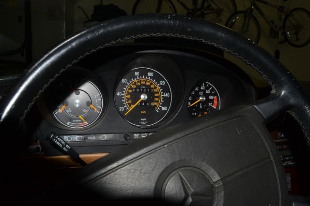 1988 Red Mercedes-Benz SL-Class Convertible