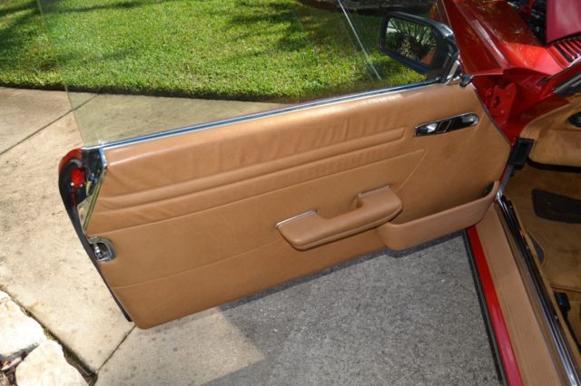 1988 Red Mercedes-Benz SL-Class Convertible