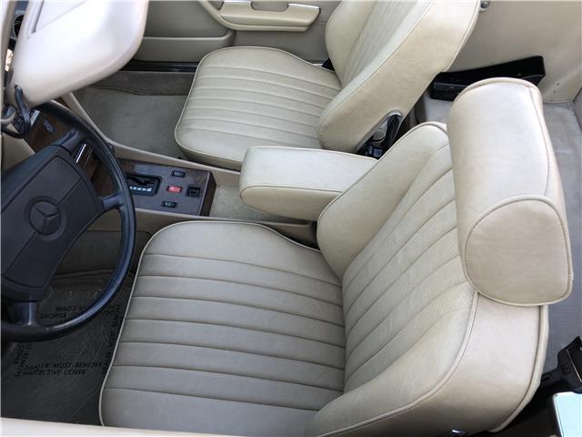 1988 Red Mercedes-Benz 500-Series Convertible