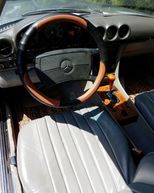 1988 Smoke Silver Mercedes-Benz SL-Class Convertible