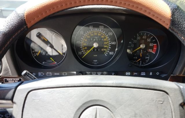 1988 Smoke Silver Mercedes-Benz SL-Class Convertible