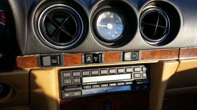 1988 Red Mercedes-Benz SL-Class Convertible