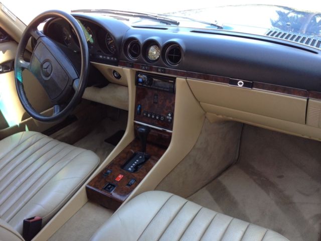 1988 BLUE Mercedes-Benz SL-Class Convertible