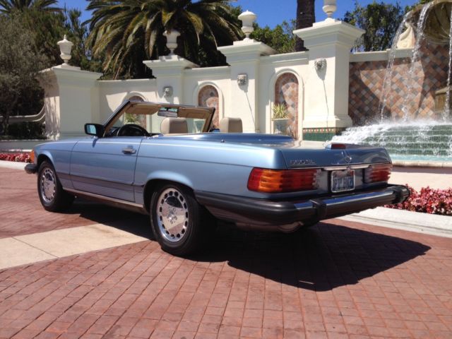1988 BLUE Mercedes-Benz SL-Class Convertible