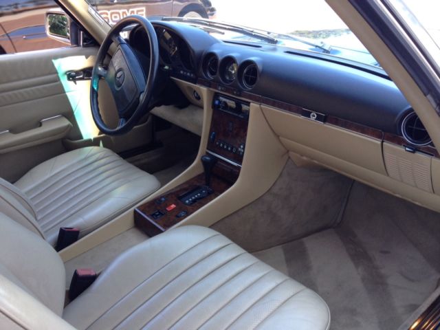 1988 BLUE Mercedes-Benz SL-Class Convertible