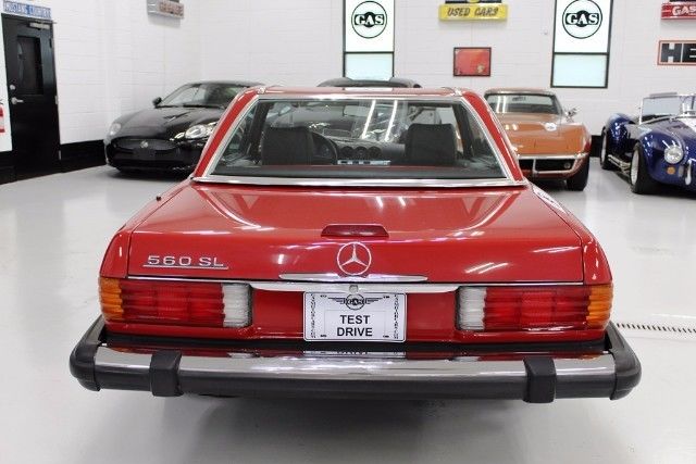 1988 Red Mercedes-Benz 500-Series --