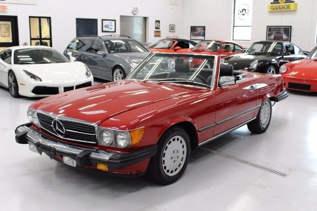 1988 Red Mercedes-Benz 500-Series --