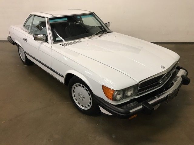 1988 White Mercedes-Benz SL-Class Convertible