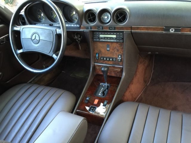 1988 Beige Mercedes-Benz SL-Class Convertible