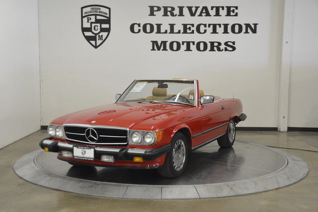 1988 White Mercedes-Benz SL-Class Coupe