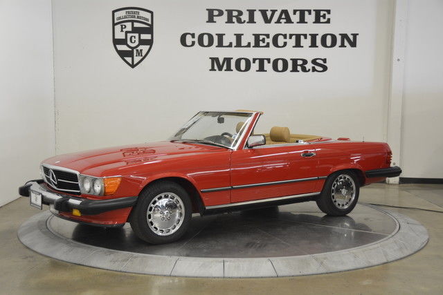 1988 White Mercedes-Benz SL-Class Coupe